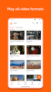 VLC for Android app interface